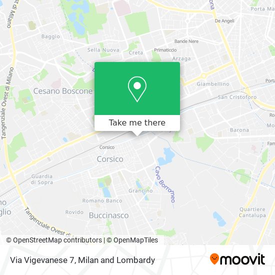 Via Vigevanese 7 map