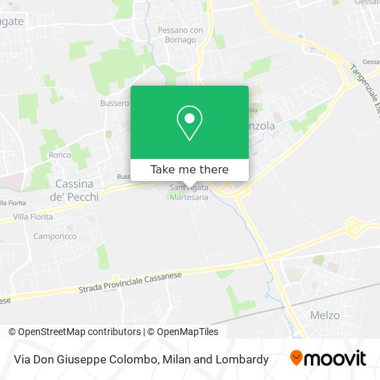 Via Don Giuseppe Colombo map