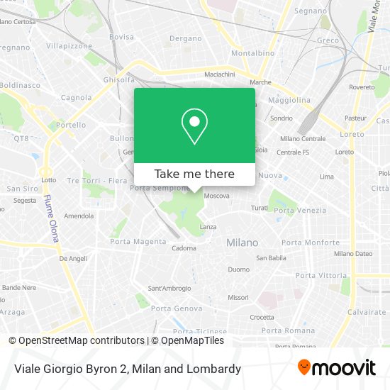 Viale Giorgio Byron 2 map