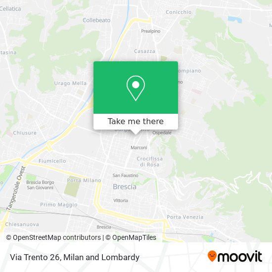 Via Trento 26 map