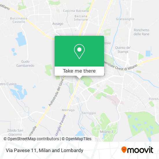 Via Pavese 11 map