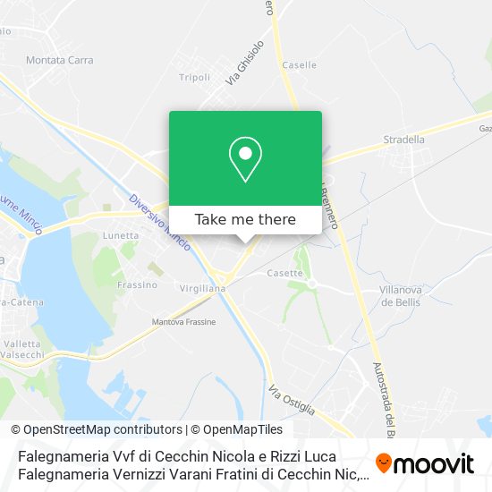 Falegnameria Vvf di Cecchin Nicola e Rizzi Luca Falegnameria Vernizzi Varani Fratini di Cecchin Nic map