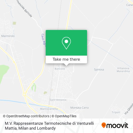M.V. Rappresentanze Termotecniche di Venturelli Mattia map