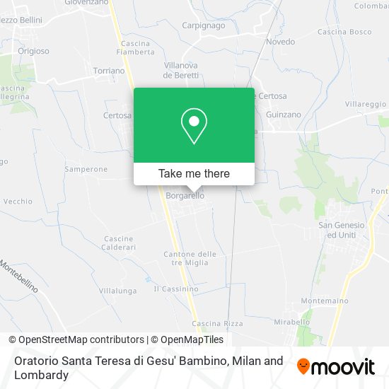 Oratorio Santa Teresa di Gesu' Bambino map