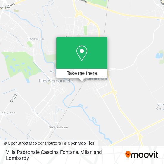 Villa Padronale Cascina Fontana map