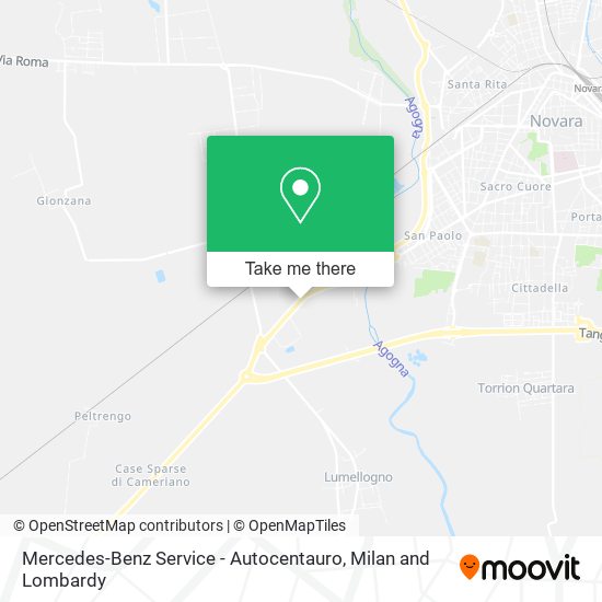 Mercedes-Benz Service - Autocentauro map