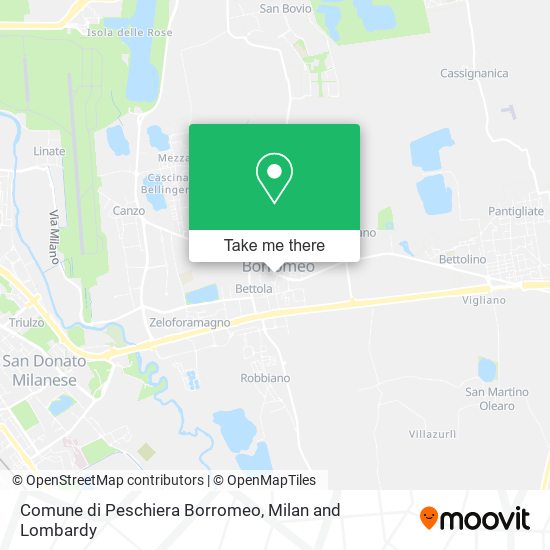 Comune di Peschiera Borromeo map