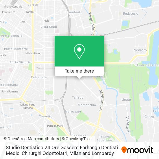 Studio Dentistico 24 Ore Gassem Farhangh Dentisti Medici Chirurghi Odontoiatri map