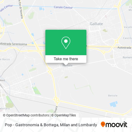 Pop - Gastronomia & Bottega map