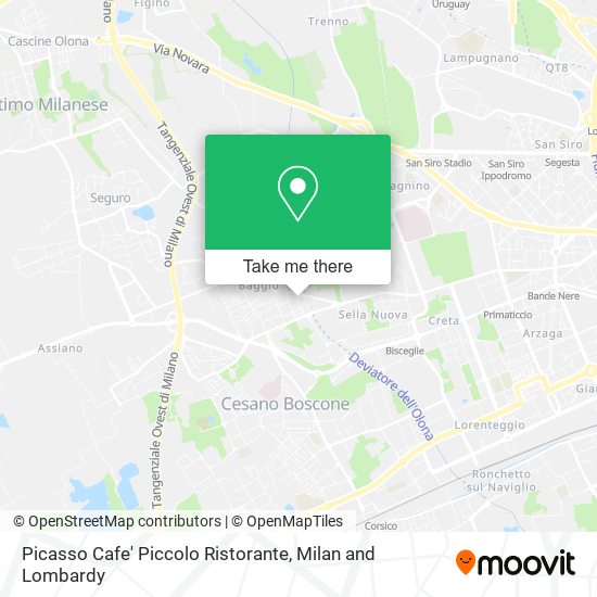 Picasso Cafe' Piccolo Ristorante map