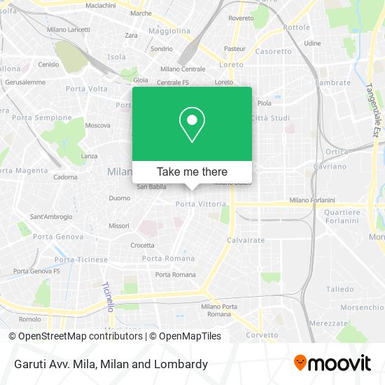 Garuti Avv. Mila map