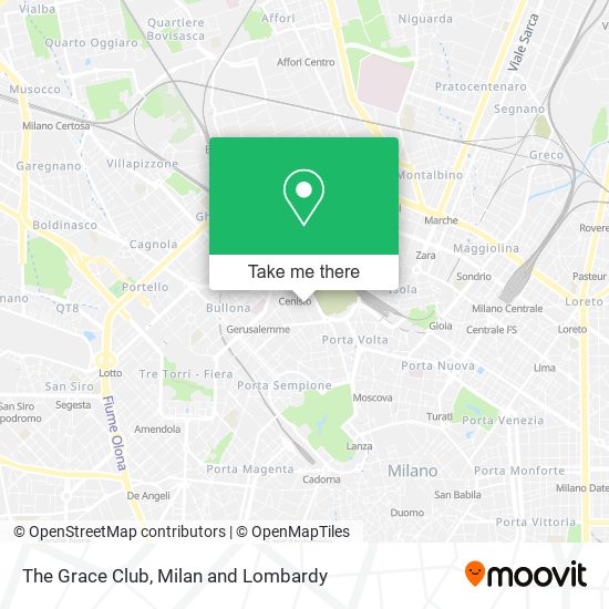 The Grace Club map