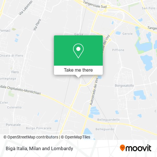 Bigà Italia map