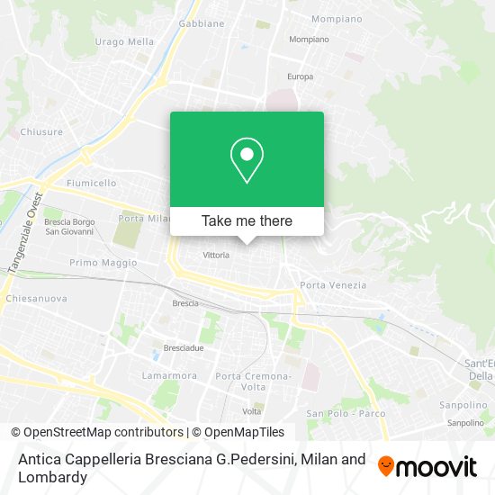 Antica Cappelleria Bresciana G.Pedersini map