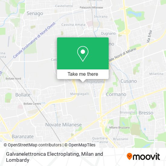 Galvanelettronica Electroplating map
