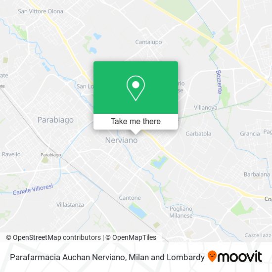 Parafarmacia Auchan Nerviano map