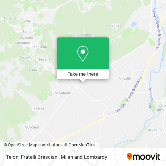 Teloni Fratelli Bresciani map