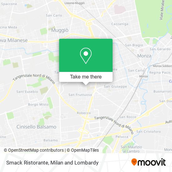 Smack Ristorante map