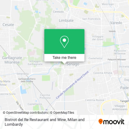 Bistrot del Re Restaurant and Wine map