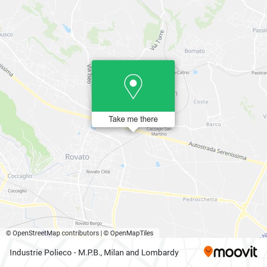 Industrie Polieco - M.P.B. map