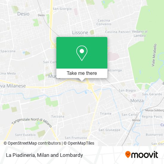 La Piadineria map