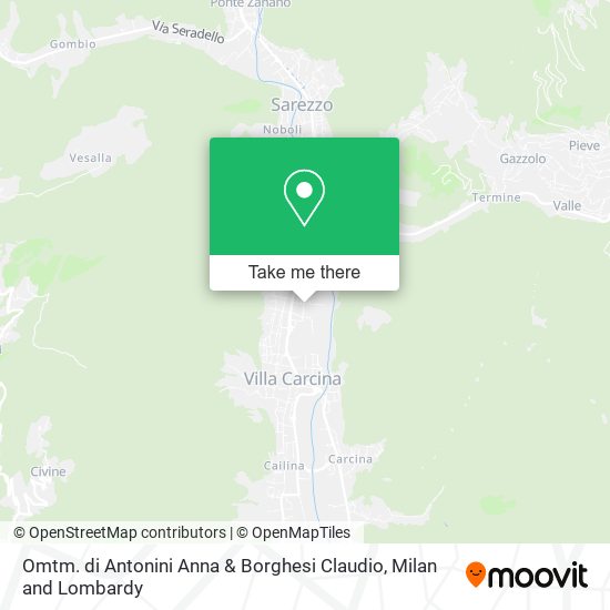 Omtm. di Antonini Anna & Borghesi Claudio map