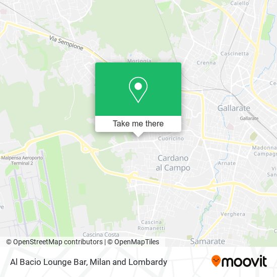 Al Bacio Lounge Bar map