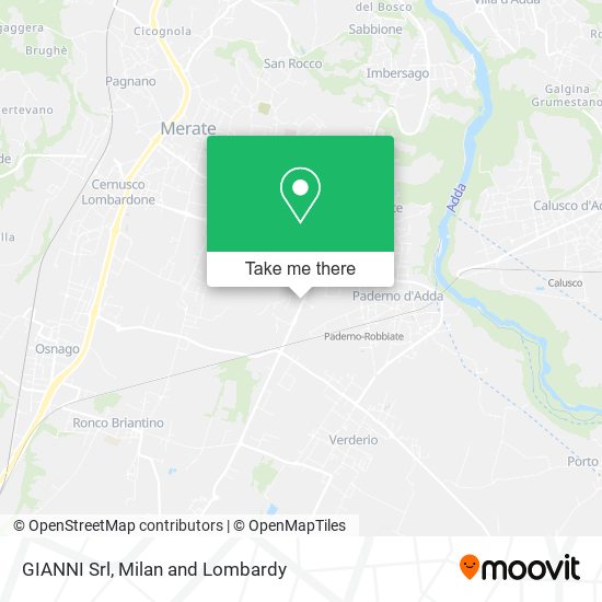 GIANNI Srl map