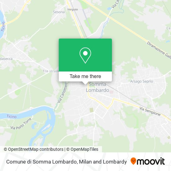 Comune di Somma Lombardo map
