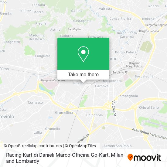 Racing Kart di Danieli Marco-Officina Go-Kart map
