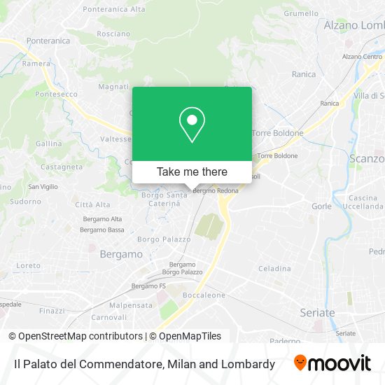 Il Palato del Commendatore map