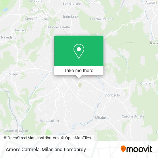 Amore Carmela map