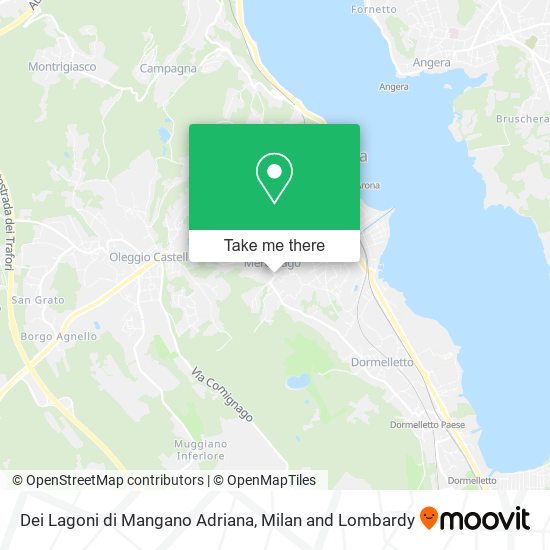 Dei Lagoni di Mangano Adriana map