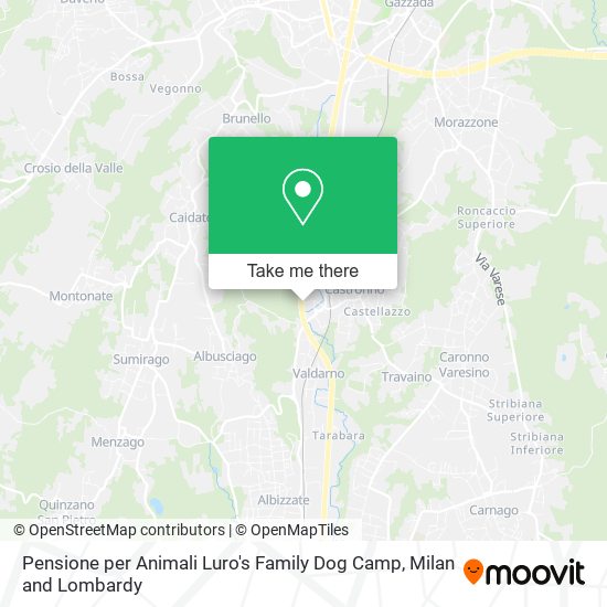 Pensione per Animali Luro's Family Dog Camp map