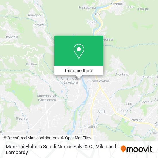 Manzoni Elabora Sas di Norma Salvi & C. map