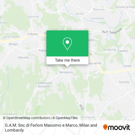 G.A.M. Snc di Ferloni Massimo e Marco map