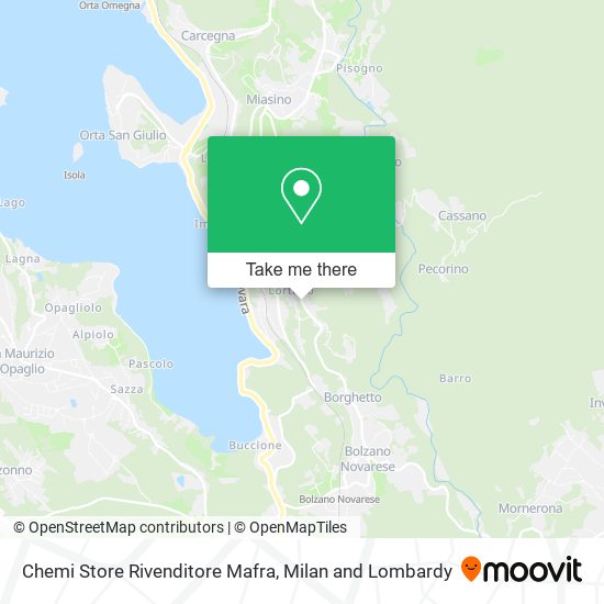 Chemi Store Rivenditore Mafra map