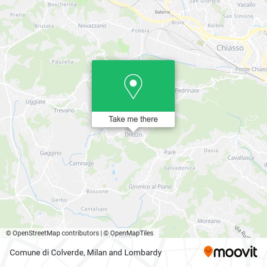 Comune di Colverde map