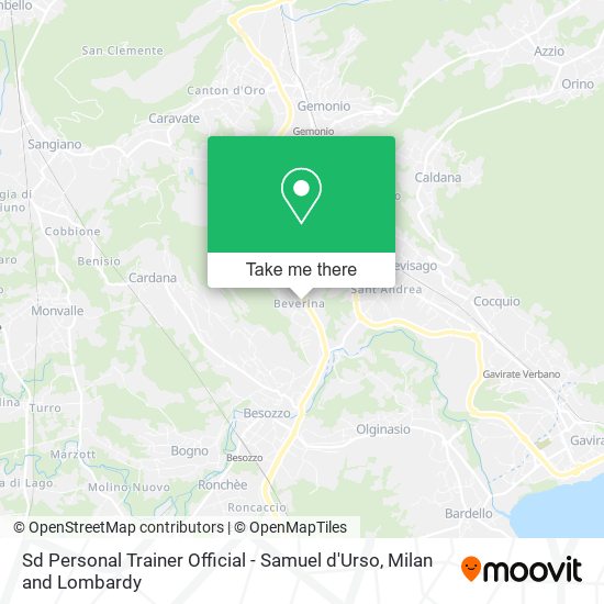Sd Personal Trainer Official - Samuel d'Urso map