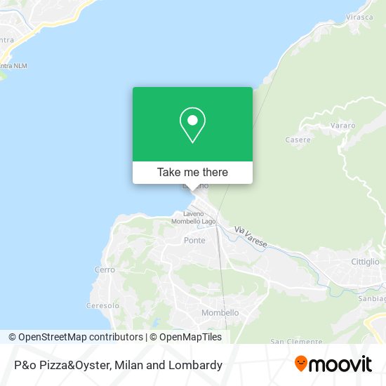 P&o Pizza&Oyster map