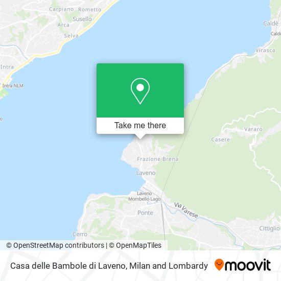 Casa delle Bambole di Laveno map