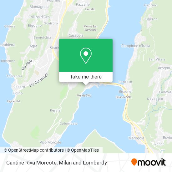 Cantine Riva Morcote map