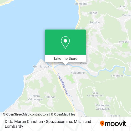 Ditta Martin Christian - Spazzacamino map