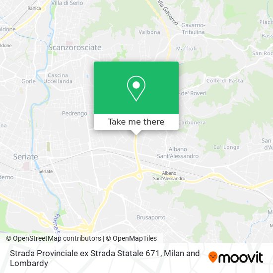 Strada Provinciale ex Strada Statale 671 map