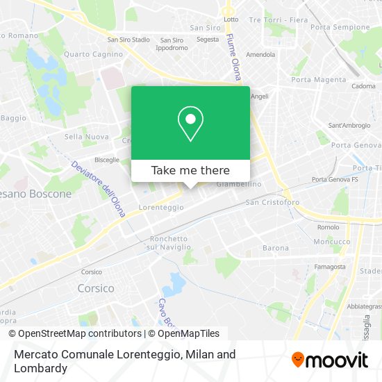 Mercato Comunale Lorenteggio map
