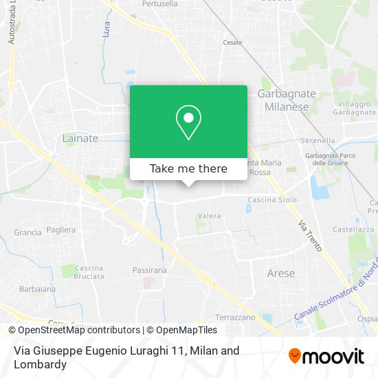 Via Giuseppe Eugenio Luraghi 11 map