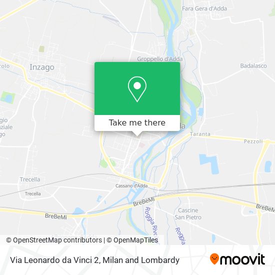 Via Leonardo da Vinci 2 map