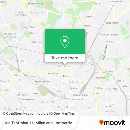 Via Taormina 11 map