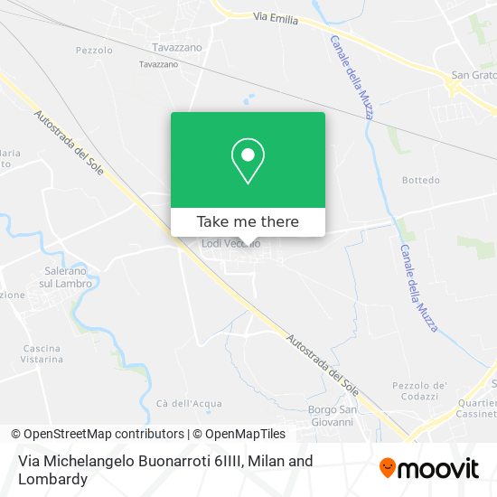 Via Michelangelo Buonarroti 6IIII map