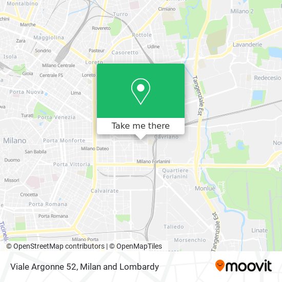 Viale Argonne 52 map
